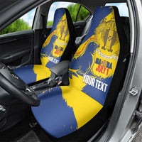Personalised Maderia Day Car Seat Cover July 1 Monk Seal Grunge Style - Wonder Print Shop