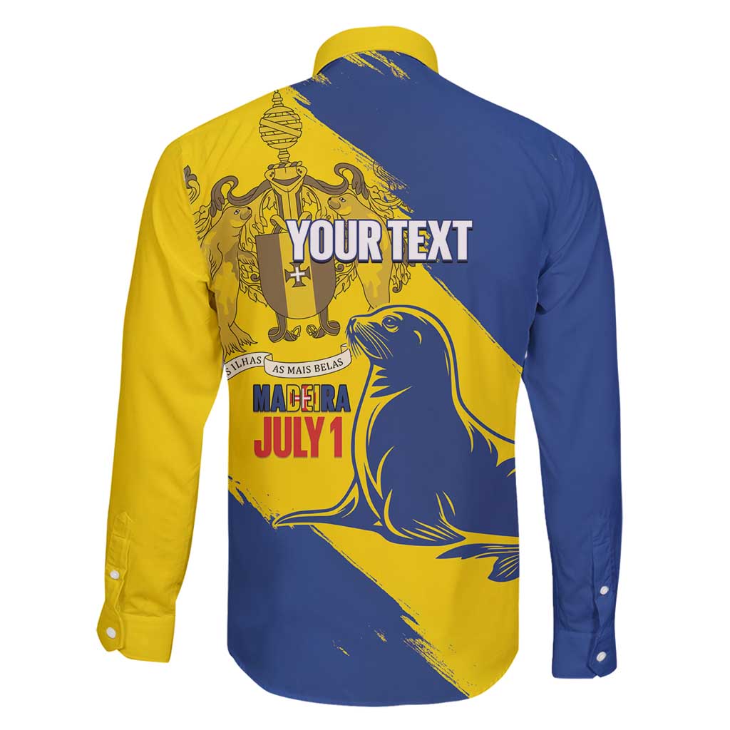 Personalised Maderia Day Family Matching Long Sleeve Bodycon Dress and Hawaiian Shirt July 1 Monk Seal Grunge Style - Wonder Print Shop