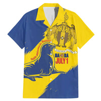 Personalised Maderia Day Family Matching Mermaid Dress and Hawaiian Shirt July 1 Monk Seal Grunge Style - Wonder Print Shop