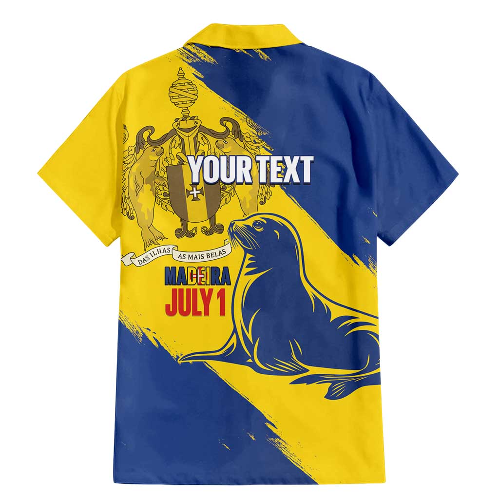 Personalised Maderia Day Family Matching Mermaid Dress and Hawaiian Shirt July 1 Monk Seal Grunge Style - Wonder Print Shop