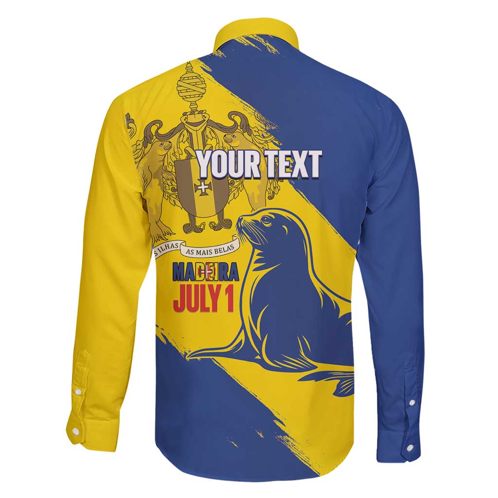 Personalised Maderia Day Family Matching Short Sleeve Bodycon Dress and Hawaiian Shirt July 1 Monk Seal Grunge Style - Wonder Print Shop