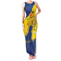 Personalised Maderia Day Family Matching Tank Maxi Dress and Hawaiian Shirt July 1 Monk Seal Grunge Style - Wonder Print Shop