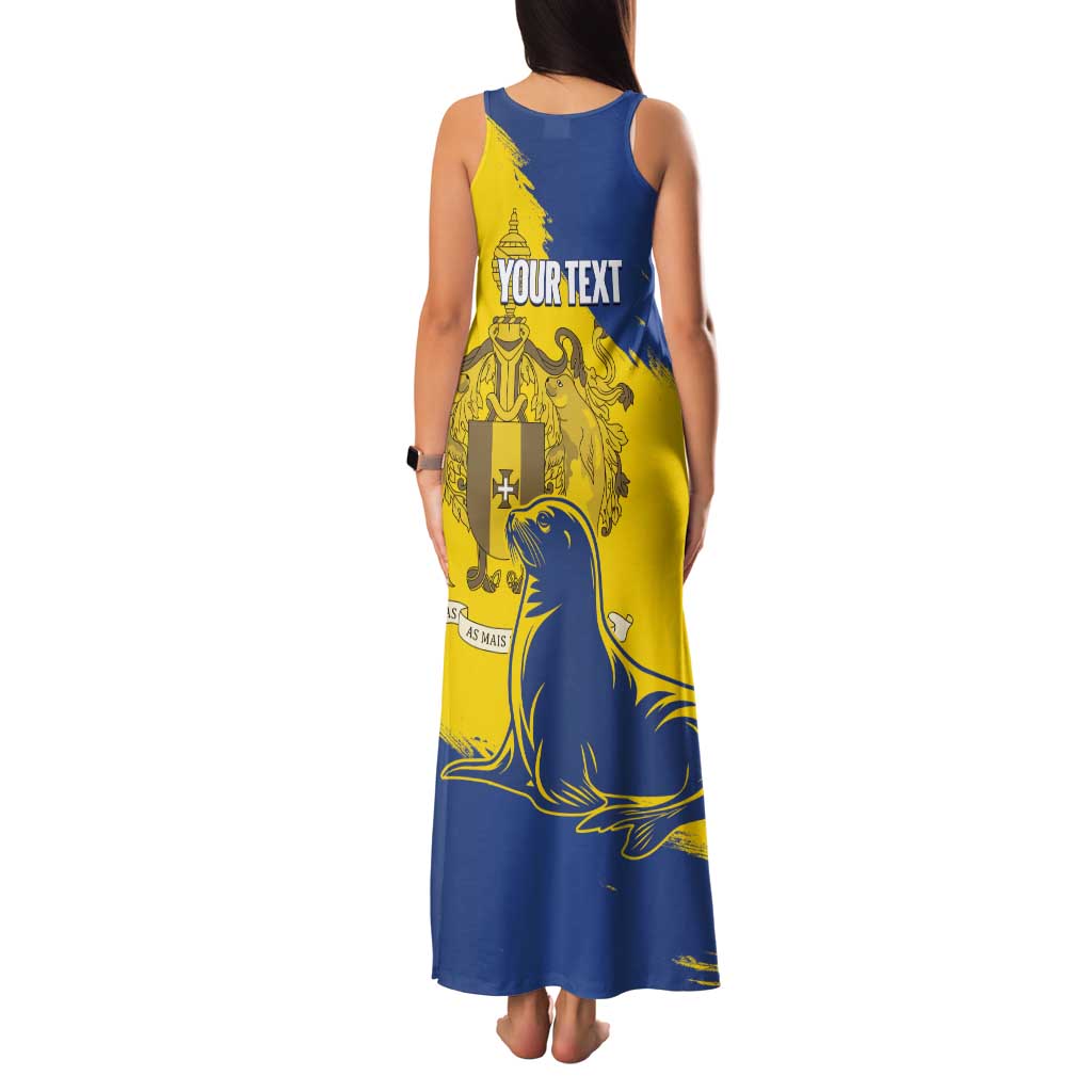 Personalised Maderia Day Family Matching Tank Maxi Dress and Hawaiian Shirt July 1 Monk Seal Grunge Style - Wonder Print Shop