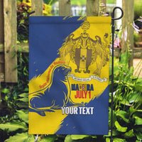 Personalised Maderia Day Garden Flag July 1 Monk Seal Grunge Style - Wonder Print Shop