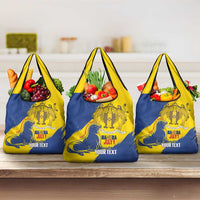 Personalised Maderia Day Grocery Bag July 1 Monk Seal Grunge Style - Wonder Print Shop