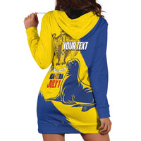 Personalised Maderia Day Hoodie Dress July 1 Monk Seal Grunge Style - Wonder Print Shop