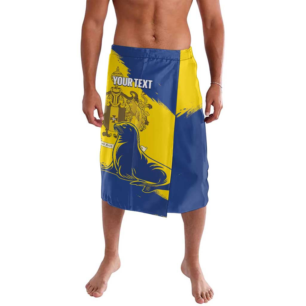 Personalised Maderia Day Lavalava July 1 Monk Seal Grunge Style - Wonder Print Shop