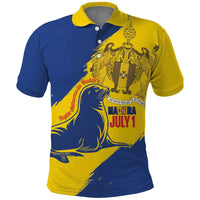 Personalised Maderia Day Polo Shirt July 1 Monk Seal Grunge Style - Wonder Print Shop