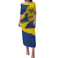 Personalised Maderia Day Puletasi July 1 Monk Seal Grunge Style - Wonder Print Shop