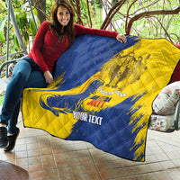 Personalised Maderia Day Quilt July 1 Monk Seal Grunge Style - Wonder Print Shop