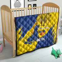 Personalised Maderia Day Quilt July 1 Monk Seal Grunge Style - Wonder Print Shop