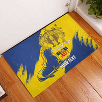 Personalised Maderia Day Rubber Doormat July 1 Monk Seal Grunge Style - Wonder Print Shop