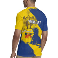 Personalised Maderia Day Rugby Jersey July 1 Monk Seal Grunge Style - Wonder Print Shop