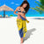 Personalised Maderia Day Sarong July 1 Monk Seal Grunge Style - Wonder Print Shop