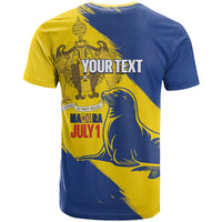 Personalised Maderia Day T Shirt July 1 Monk Seal Grunge Style - Wonder Print Shop