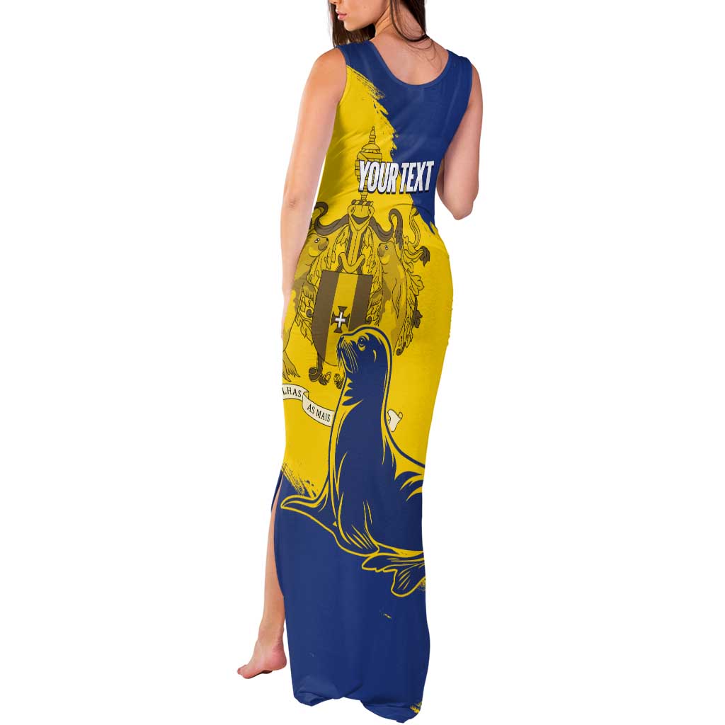 Personalised Maderia Day Tank Maxi Dress July 1 Monk Seal Grunge Style - Wonder Print Shop