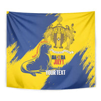 Personalised Maderia Day Tapestry July 1 Monk Seal Grunge Style - Wonder Print Shop