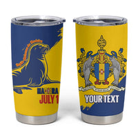 Personalised Maderia Day Tumbler Cup July 1 Monk Seal Grunge Style - Wonder Print Shop