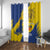 Personalised Maderia Day Window Curtain July 1 Monk Seal Grunge Style - Wonder Print Shop