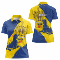 Personalised Maderia Day Women Polo Shirt July 1 Monk Seal Grunge Style - Wonder Print Shop