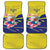 Curacao Flag Day Car Mats Felis Dia di Bandera Pink Plumeria - Wonder Print Shop