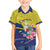 Curacao Flag Day Kid Hawaiian Shirt Felis Dia di Bandera Pink Plumeria - Wonder Print Shop
