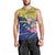 Curacao Flag Day Men Tank Top Felis Dia di Bandera Pink Plumeria - Wonder Print Shop