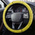 Curacao Flag Day Steering Wheel Cover Felis Dia di Bandera Pink Plumeria - Wonder Print Shop