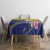 Curacao Flag Day Tablecloth Felis Dia di Bandera Pink Plumeria - Wonder Print Shop