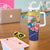 Curacao Flag Day Tumbler With Handle Felis Dia di Bandera Pink Plumeria - Wonder Print Shop