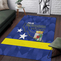 Felis Dia di Bandera Curacao Area Rug Flag Proud - Wonder Print Shop
