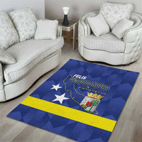 Felis Dia di Bandera Curacao Area Rug Flag Proud - Wonder Print Shop