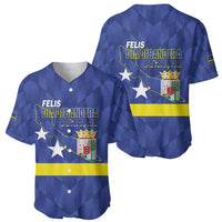 Felis Dia di Bandera Curacao Baseball Jersey Flag Proud - Wonder Print Shop