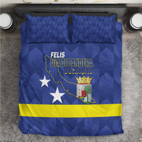 Felis Dia di Bandera Curacao Bedding Set Flag Proud - Wonder Print Shop