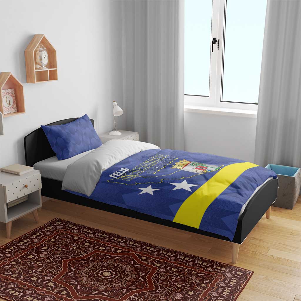 Felis Dia di Bandera Curacao Bedding Set Flag Proud - Wonder Print Shop