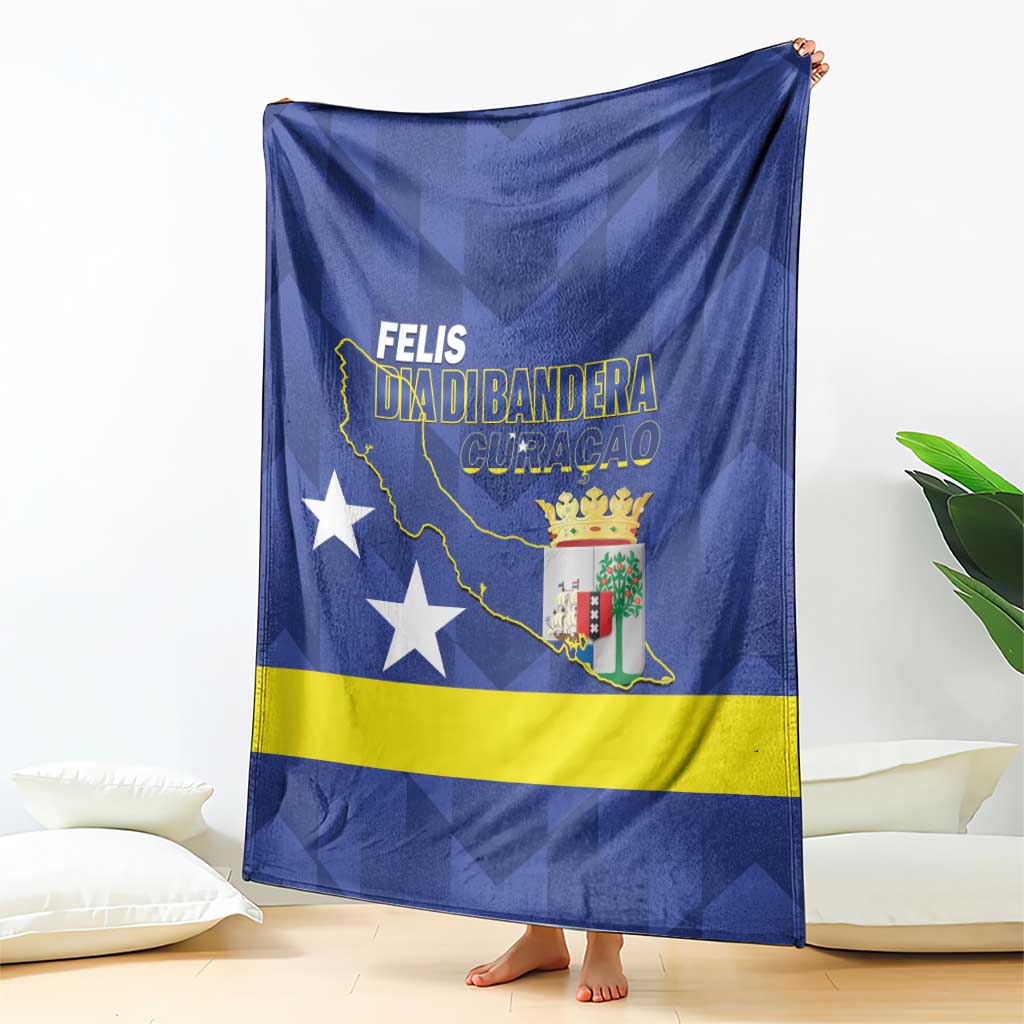 Felis Dia di Bandera Curacao Blanket Flag Proud - Wonder Print Shop