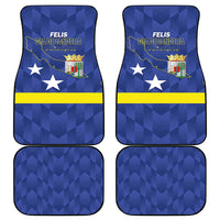 Felis Dia di Bandera Curacao Car Mats Flag Proud - Wonder Print Shop