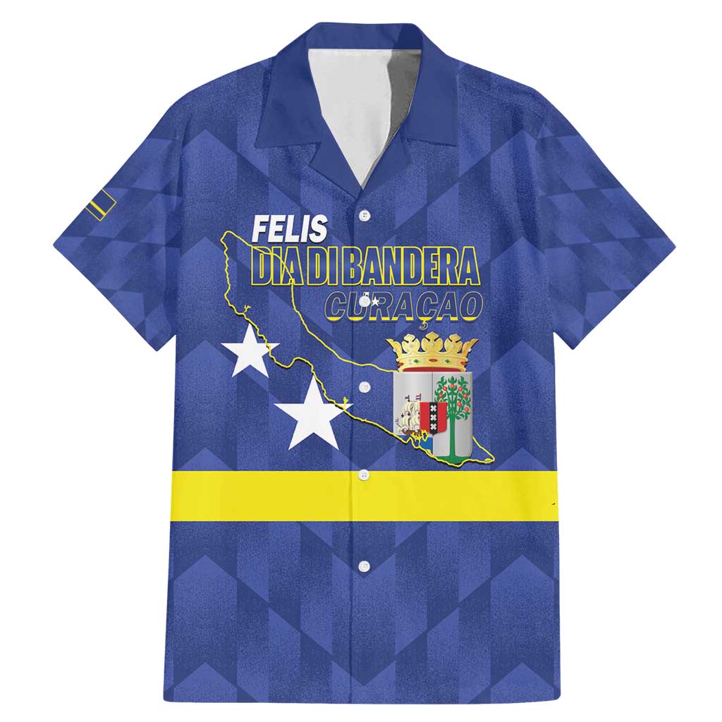 Felis Dia di Bandera Curacao Family Matching Mermaid Dress and Hawaiian Shirt Flag Proud - Wonder Print Shop