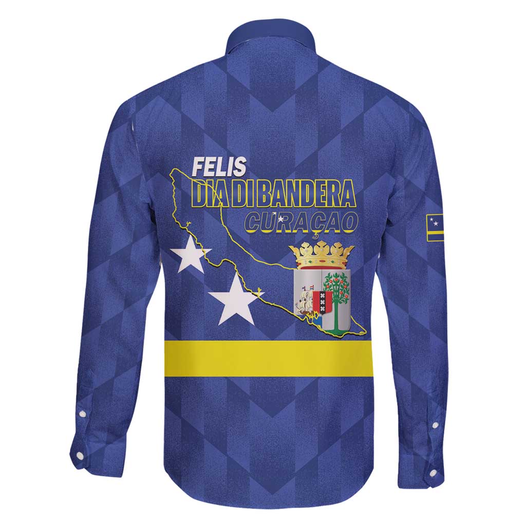 Felis Dia di Bandera Curacao Family Matching Off Shoulder Short Dress and Hawaiian Shirt Flag Proud - Wonder Print Shop