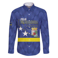 Felis Dia di Bandera Curacao Family Matching Tank Maxi Dress and Hawaiian Shirt Flag Proud - Wonder Print Shop