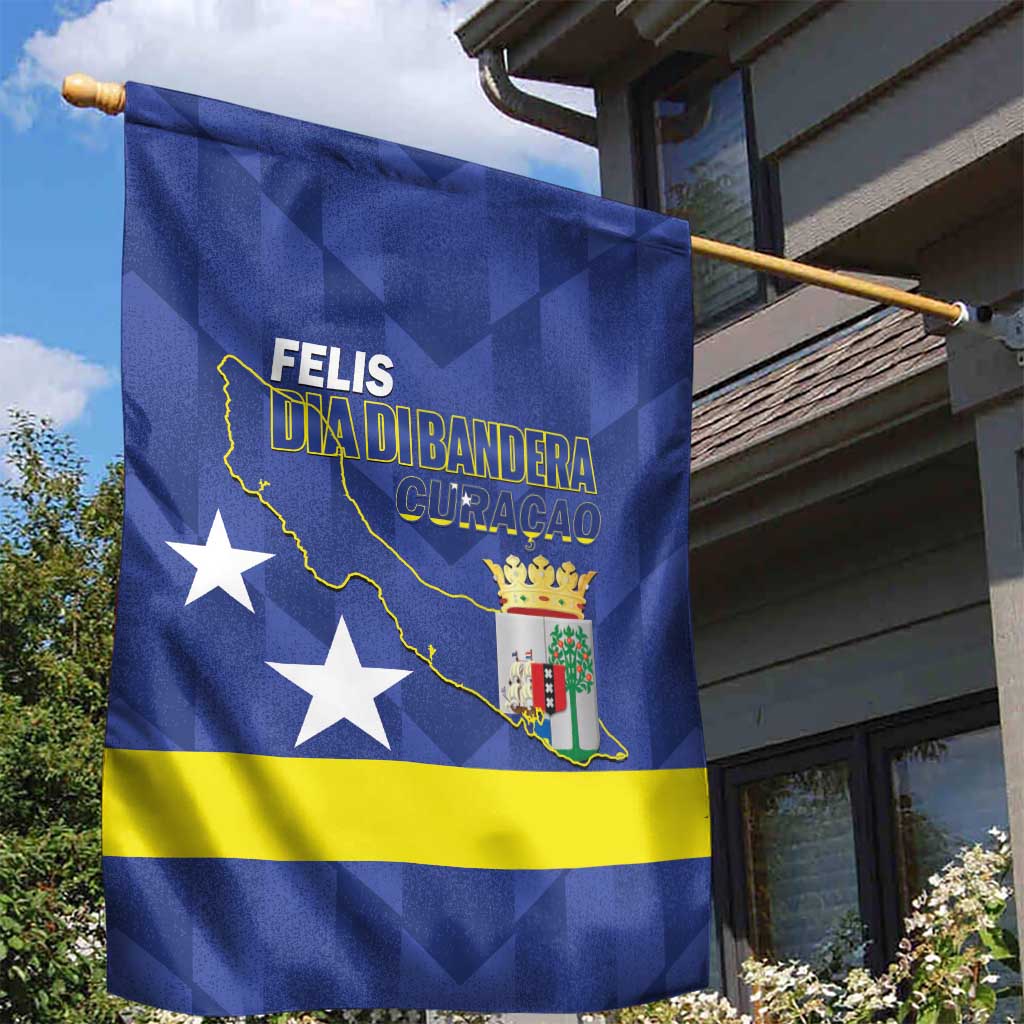 Felis Dia di Bandera Curacao Garden Flag Flag Proud - Wonder Print Shop