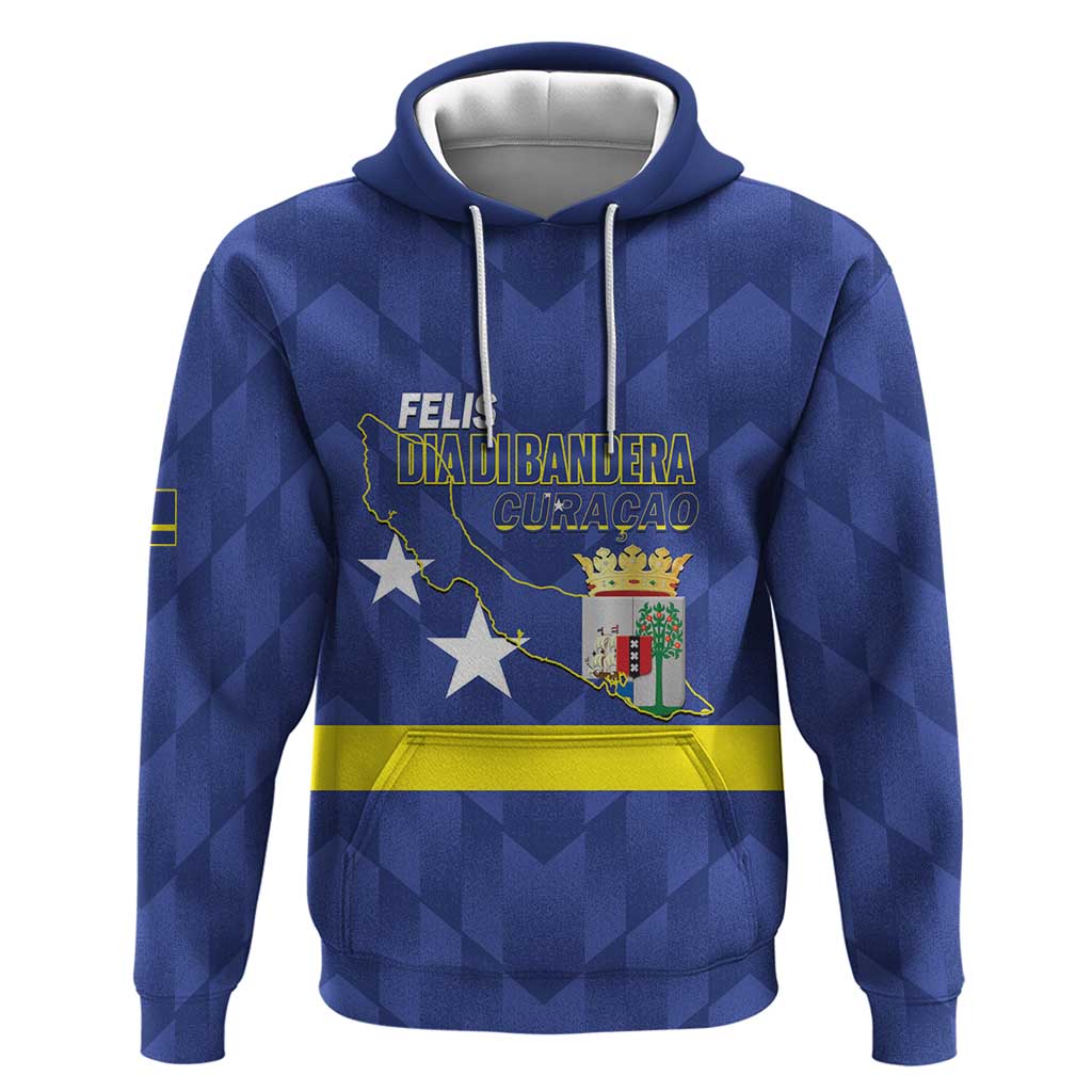 Felis Dia di Bandera Curacao Hoodie Flag Proud - Wonder Print Shop
