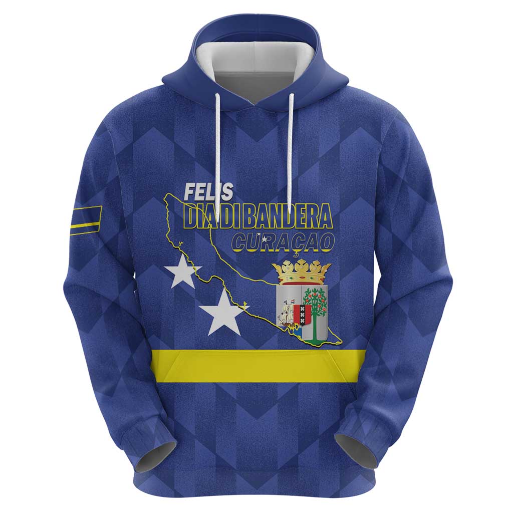 Felis Dia di Bandera Curacao Hoodie Flag Proud - Wonder Print Shop