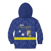 Felis Dia di Bandera Curacao Kid Hoodie Flag Proud - Wonder Print Shop
