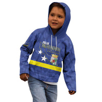 Felis Dia di Bandera Curacao Kid Hoodie Flag Proud - Wonder Print Shop