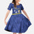 Felis Dia di Bandera Curacao Kid Short Sleeve Dress Flag Proud - Wonder Print Shop