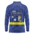 Felis Dia di Bandera Curacao Long Sleeve Polo Shirt Flag Proud - Wonder Print Shop