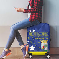 Felis Dia di Bandera Curacao Luggage Cover Flag Proud - Wonder Print Shop