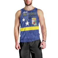Felis Dia di Bandera Curacao Men Tank Top Flag Proud - Wonder Print Shop