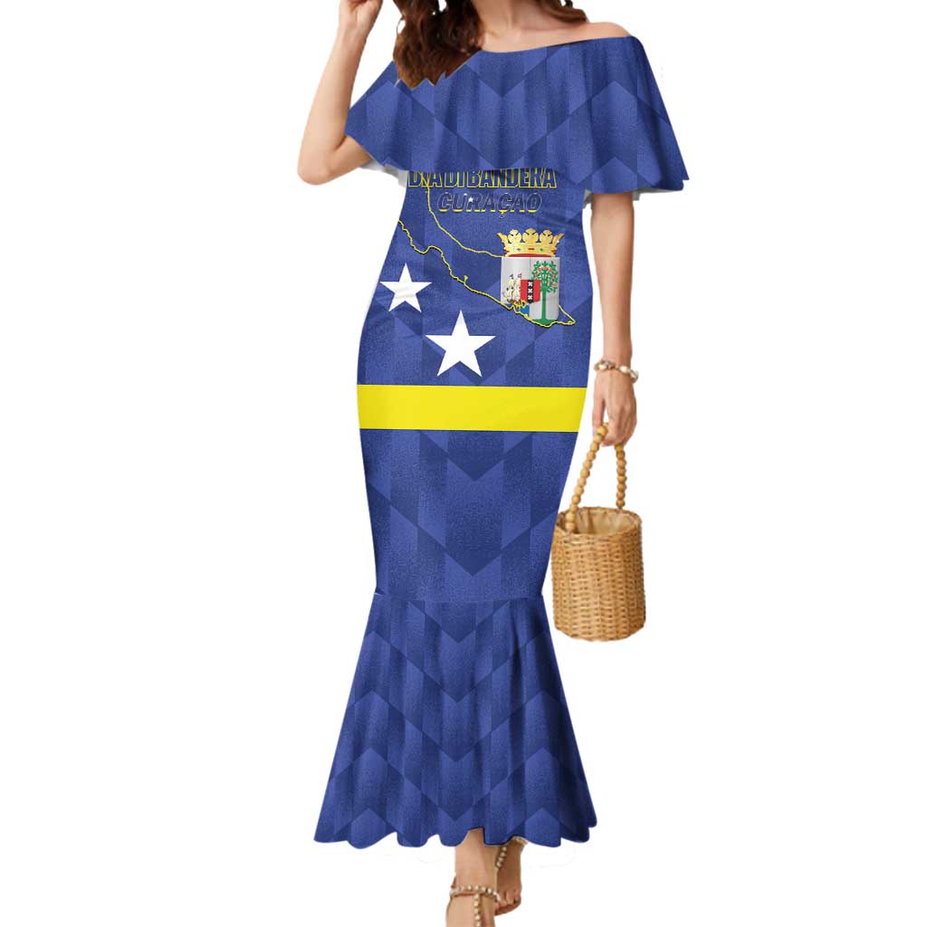 Felis Dia di Bandera Curacao Mermaid Dress Flag Proud - Wonder Print Shop